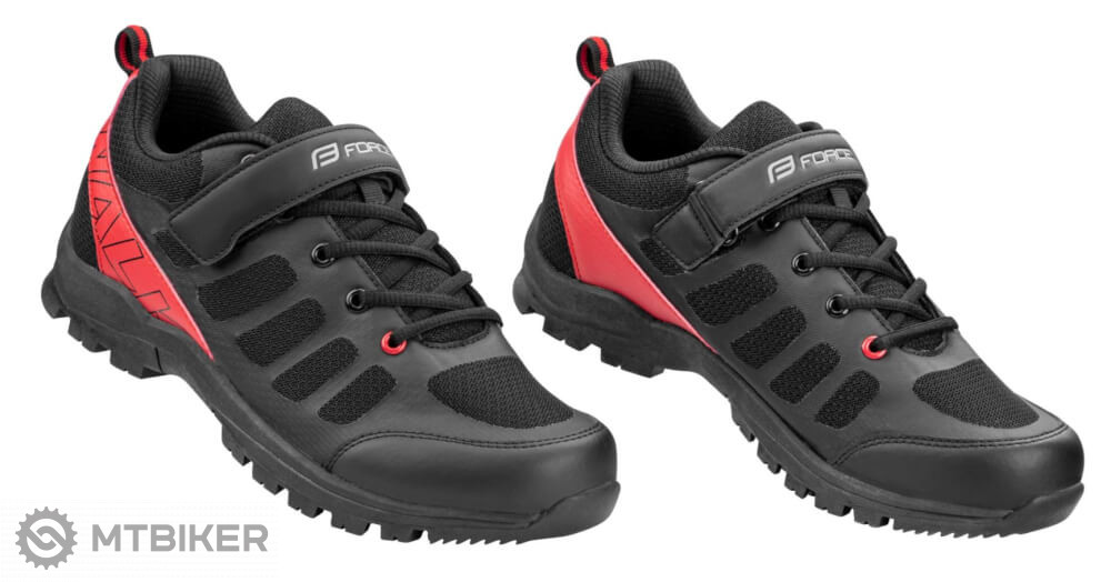 Force Walk shoes, black/red 