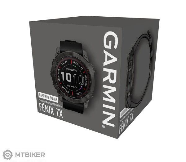 Garmin fenix 7X, Sapphire Solar GPS Watch – PWR Bike