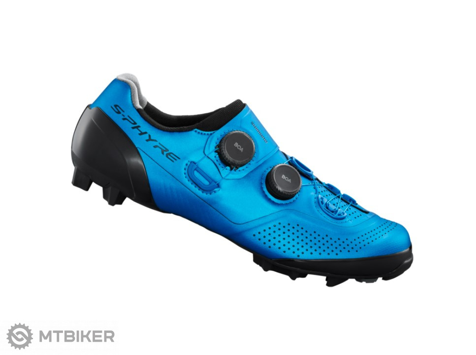 Shimano SH-XC902 cycling shoes, blue - MTBIKER.shop