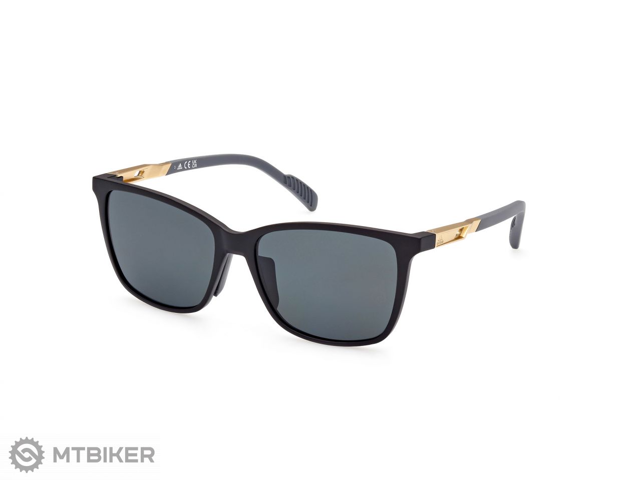 Fobie Memo Eigenwijs adidas Sport SP0059 glasses, matte black/smoke polarized - MTBIKER.shop