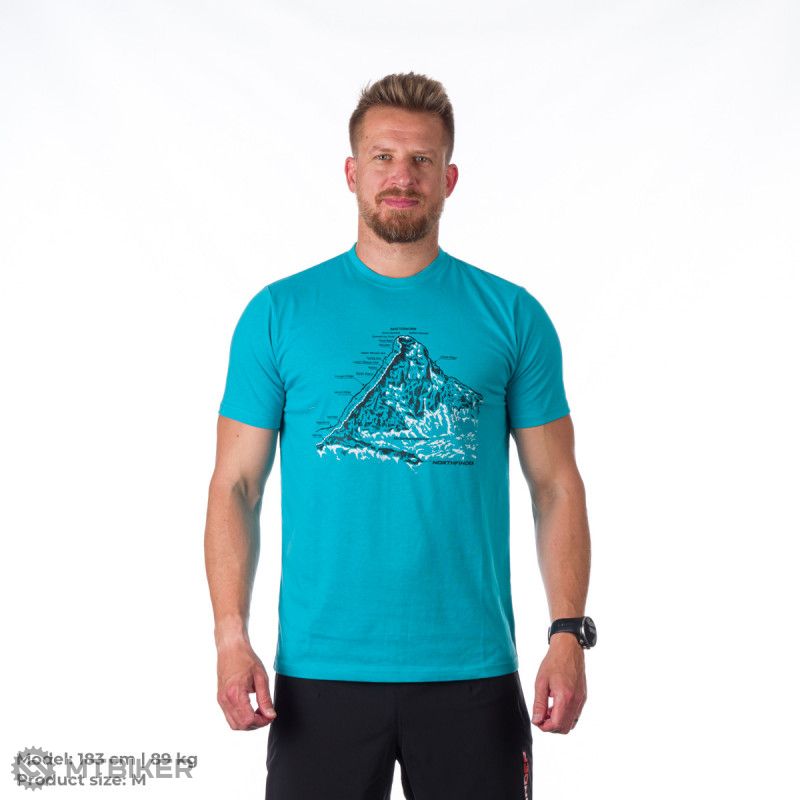 Northfinder JEFFERSON T-shirt, azureblue