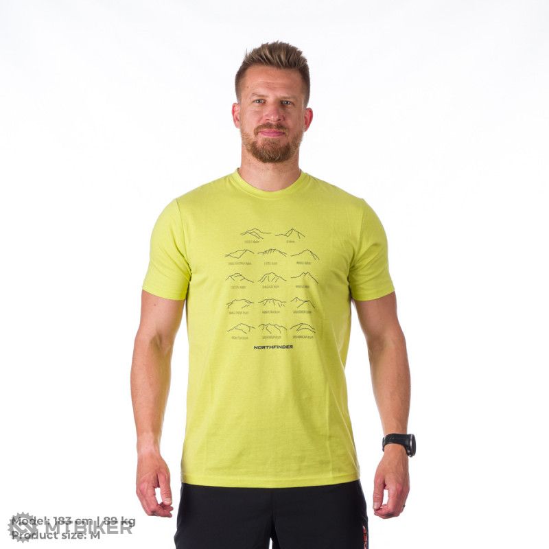 Northfinder JEREMIAS T-shirt, lime green