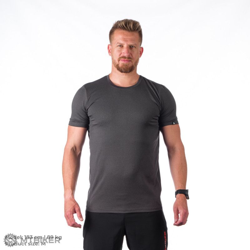 Northfinder JONES tričko, black/melange