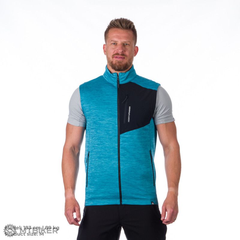 Northfinder GUY vest, bluemelange