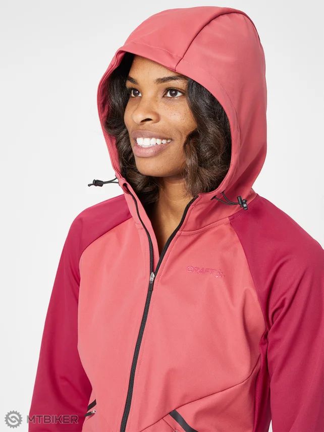 Craft Glide Hood women's jacket, pink 