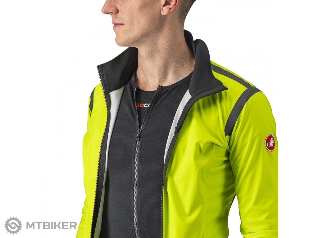 Castelli ALPHA RoS 2 Light jacket, bright lime - MTBIKER.shop