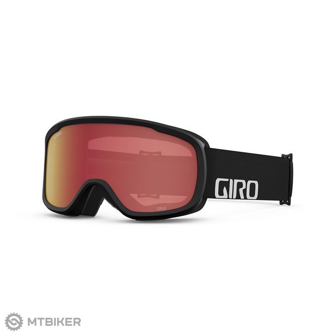 Giro Cruz okuliare, Black Wordmark/Amber Scarlet