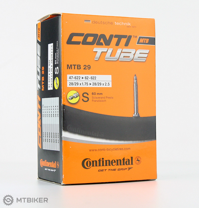 Continental MTB 28/29"x 1,75-2,5" duše, galuskový ventilek