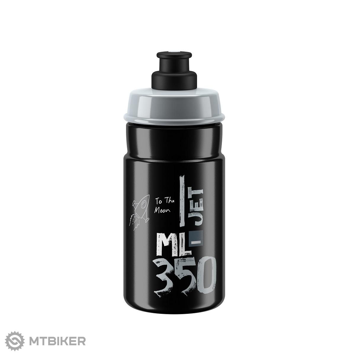 Elite JET bottle, 350 ml, black - MTBIKER.shop