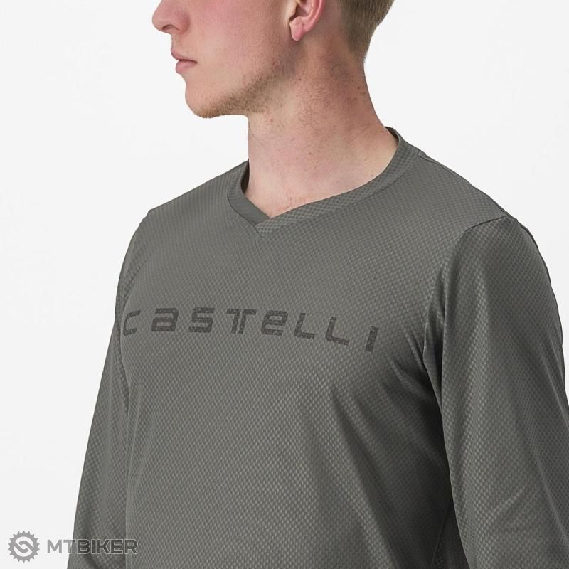 Castelli Tech 2 Short Sleeve Polo Shirt Light Steel Blue - M
