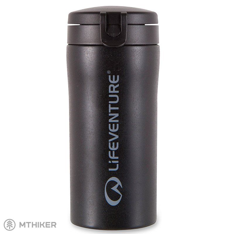 Lifeventure Flip-Top Thermal Mug thermal mug, 300 ml, black