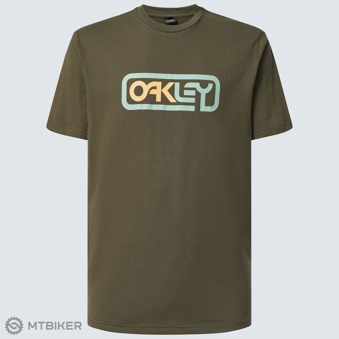 Oakley Locked In B1B Tee tričko, zelené