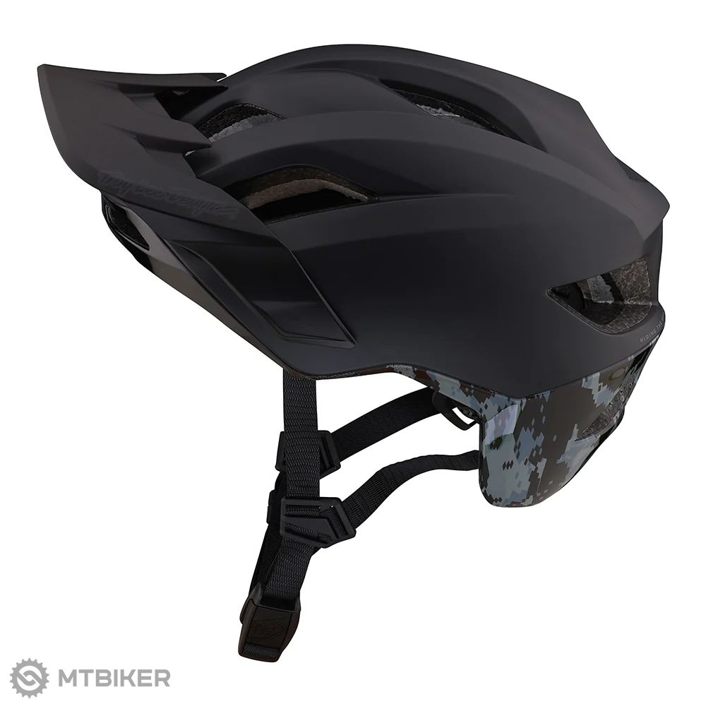 Troy Lee Designs Flowline SE MIPS helmet, radian camo black/gray