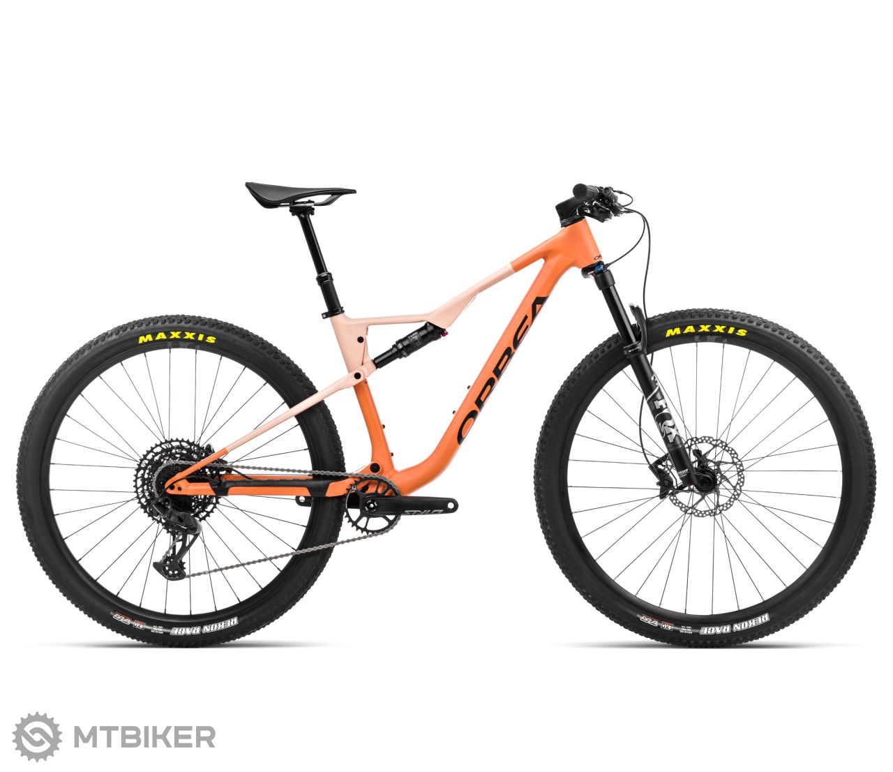 Orbea OIZ H20 29 bike, apricot orange/limestone beige