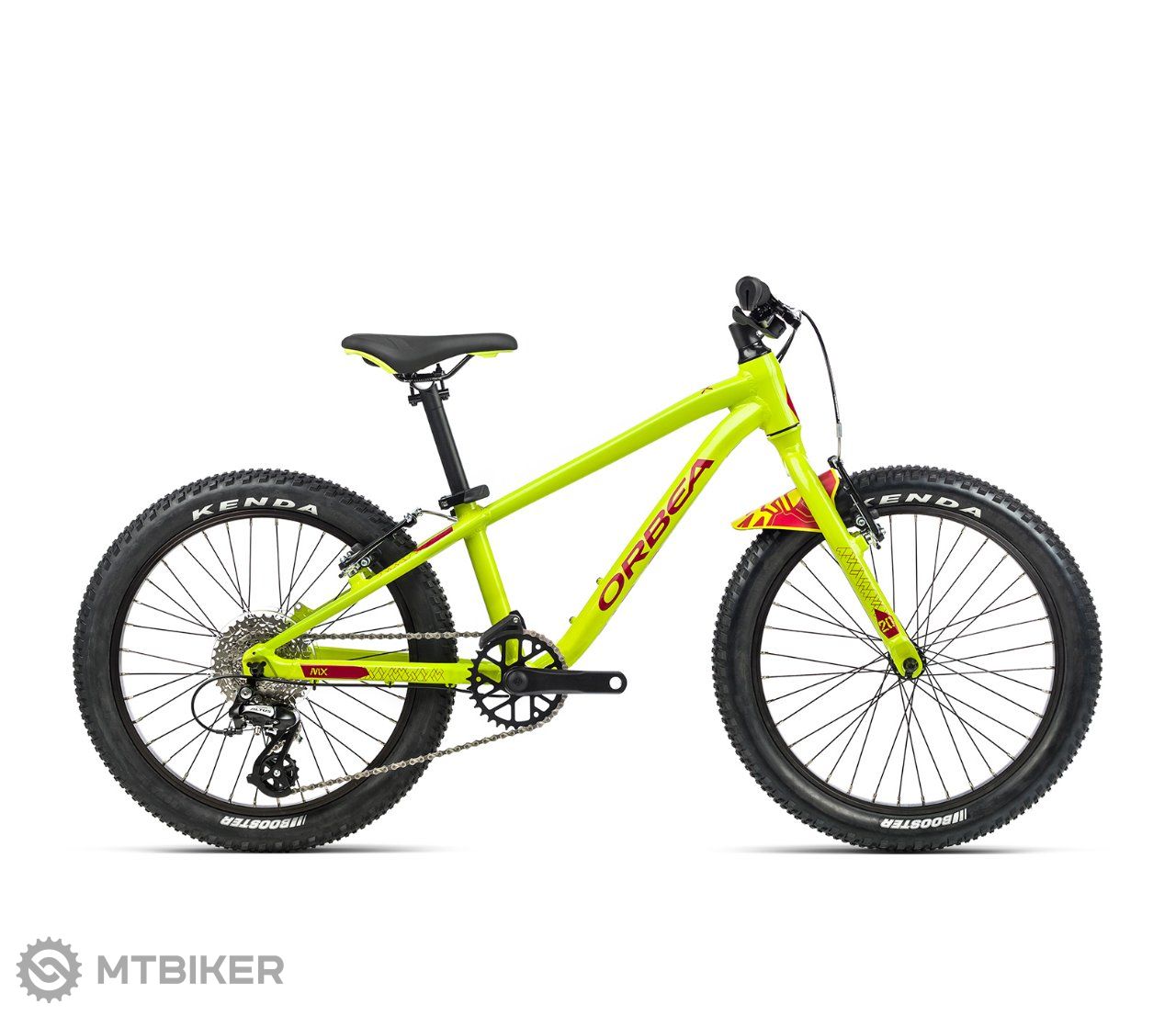 Orbea MX 20 TEAM children&#39;s bike, lime green/watermelon red