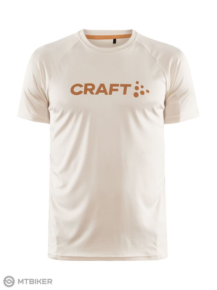 CRAFT CORE Essence Logo tričko, hnědé