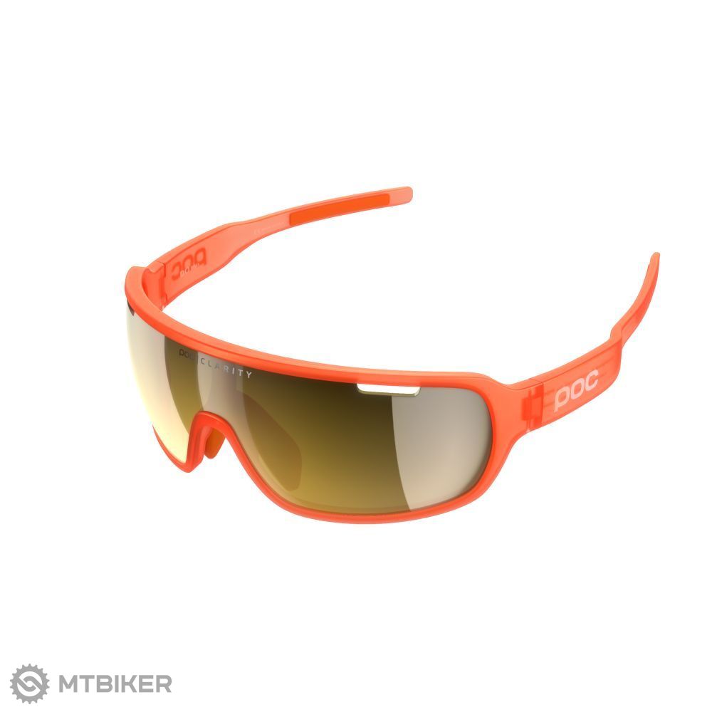 POC Do Blade glasses, fluorescent orange translucent VG
