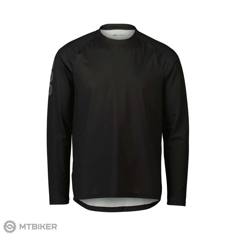 POC Essential MTB LS jersey, Uranium Black