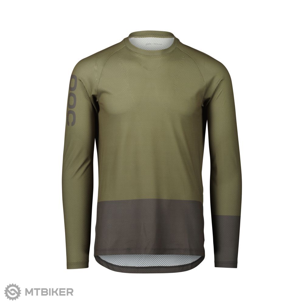 POC MTB Pure jersey, Epidote Green/Sylvanite Grey