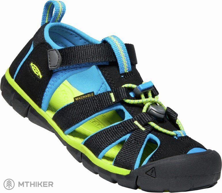 KEEN SEACAMP II CNX dětské sandály, black/brilliant blue