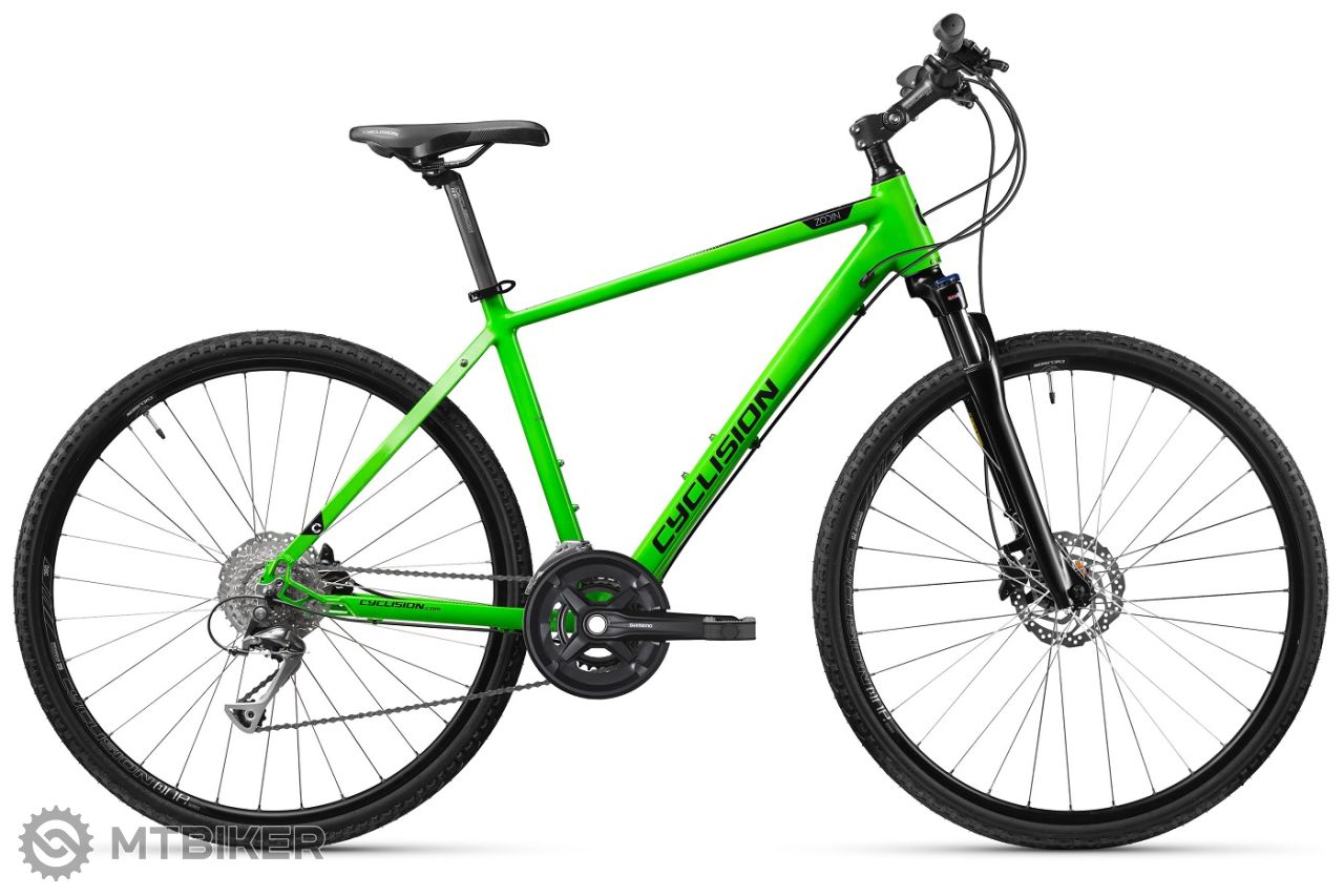 Cyclision Zodin 2 MK-II 28 kerékpár, éles zöld