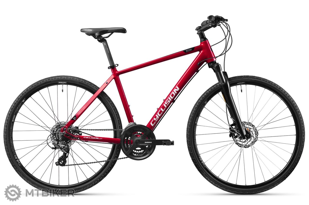 Cyclision Zodin 4 MK-II 28 bicycle, red tube