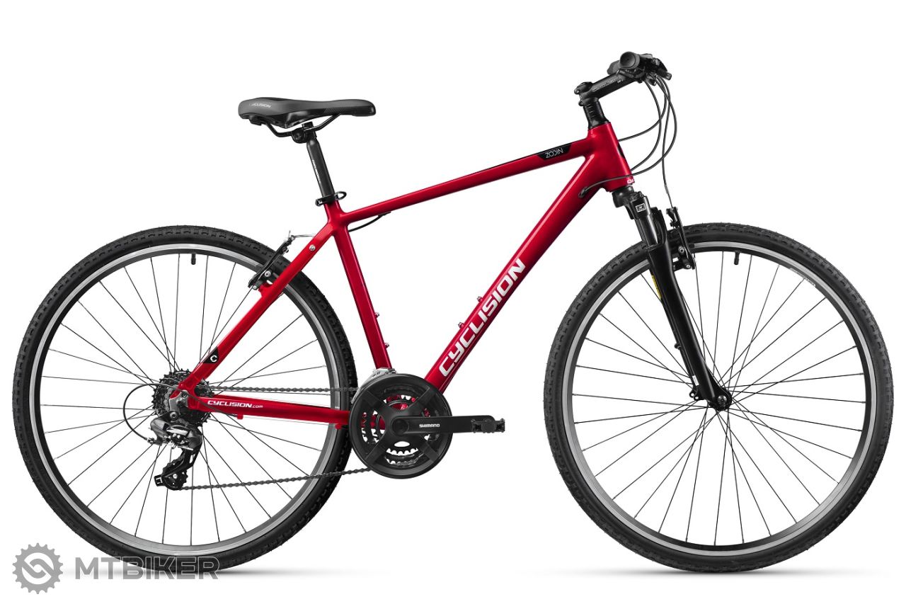 Cyclision Zodin 5 MK-II 28 bicycle, red tube