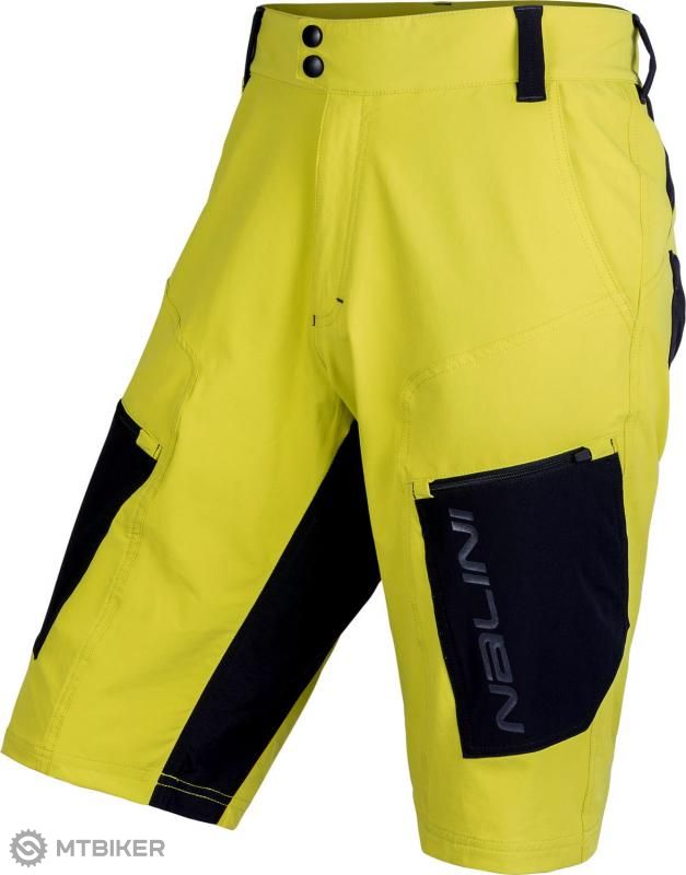 Nalini Ais Click Short pants, yellow/black