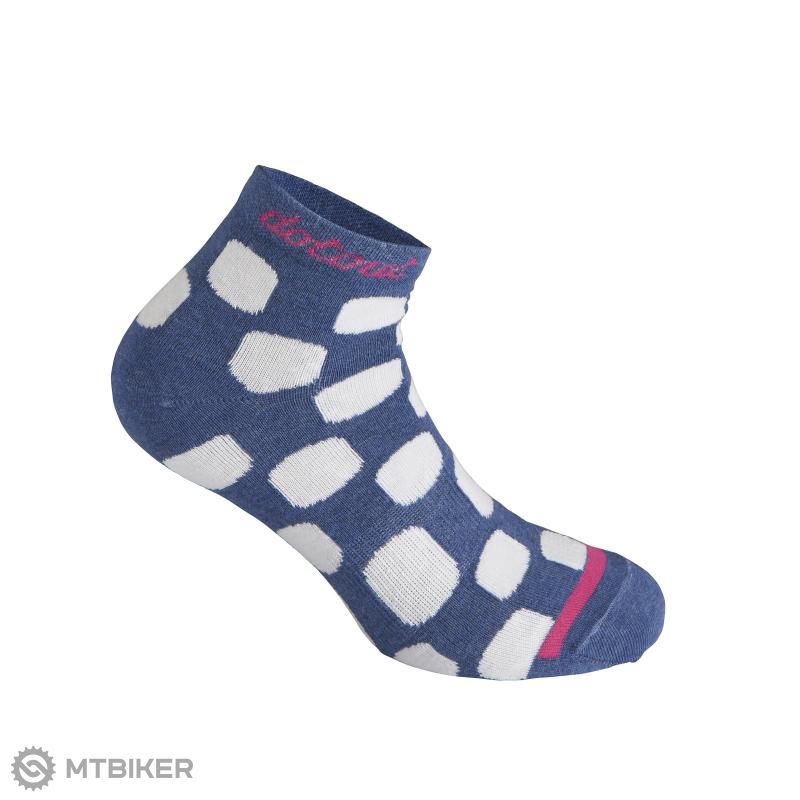 Dotout Dots women&#39;s socks, blue/white