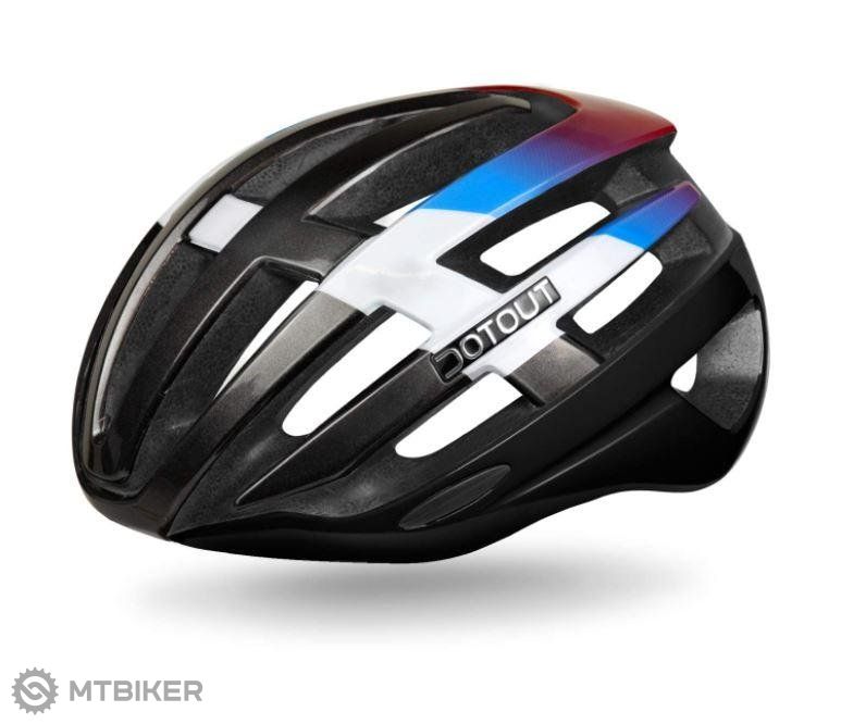 Dotout Targa helmet, black/white/blue