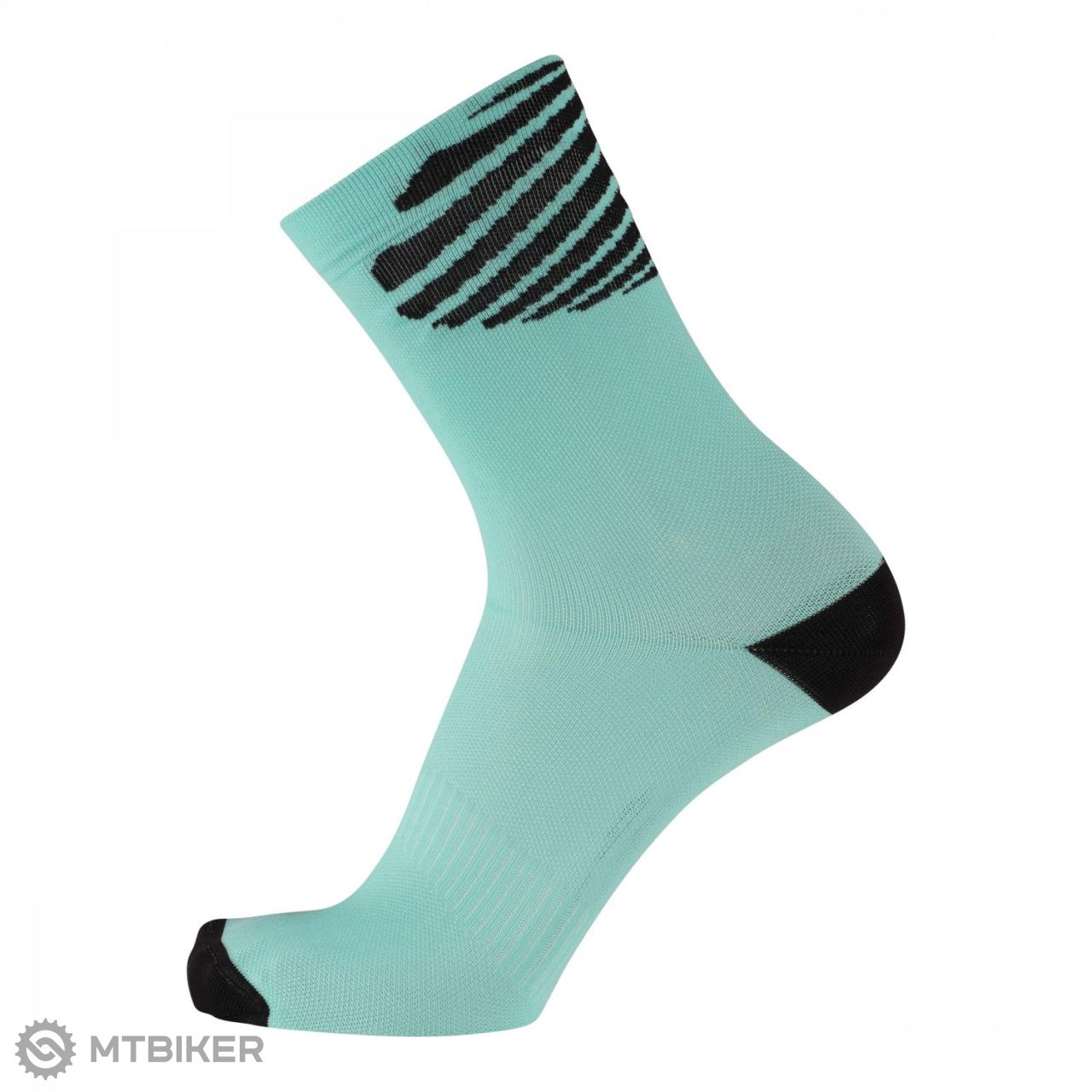 Nalini Topeka Socks, Black/Turquoise