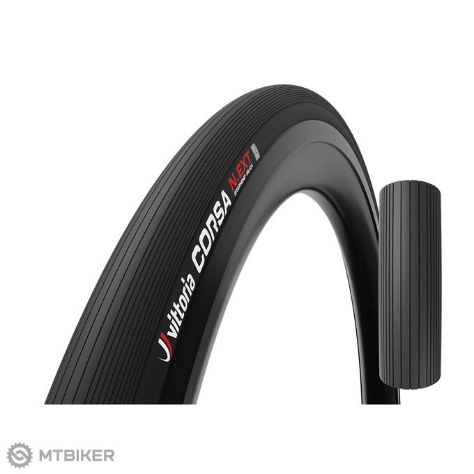 Vittoria Corsa N.EXT 700x26C G2.0 tire, TLR, kevlar, full black