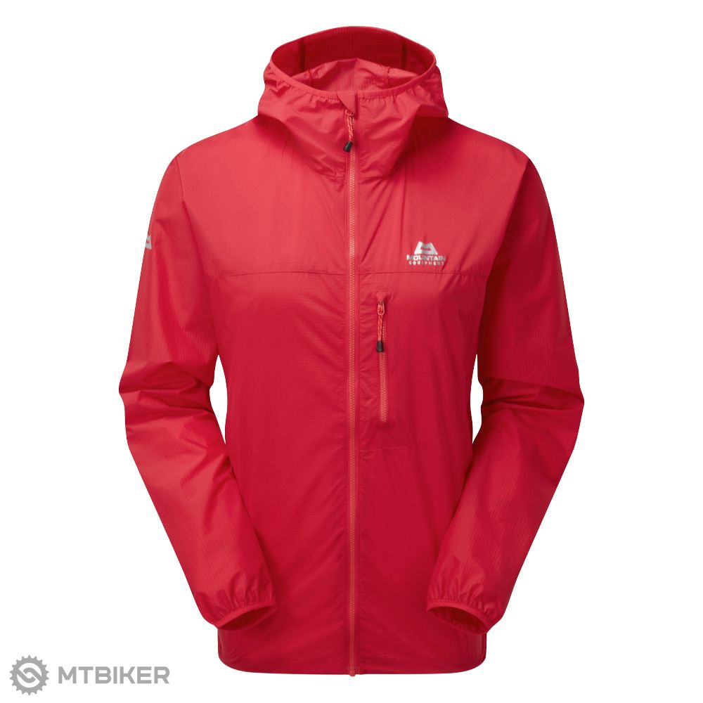 Mountain Equipment W&#39;s Aerofoil Full zip Jacket women&#39;s jacket, capsicum red
