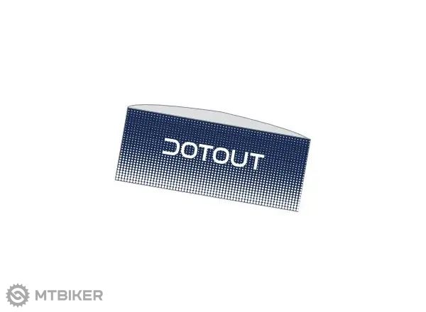 Dotout Mesh-Stirnband, blau/weiß