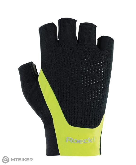 Roeckl Icon Bi-Fusion gloves, black/yellow