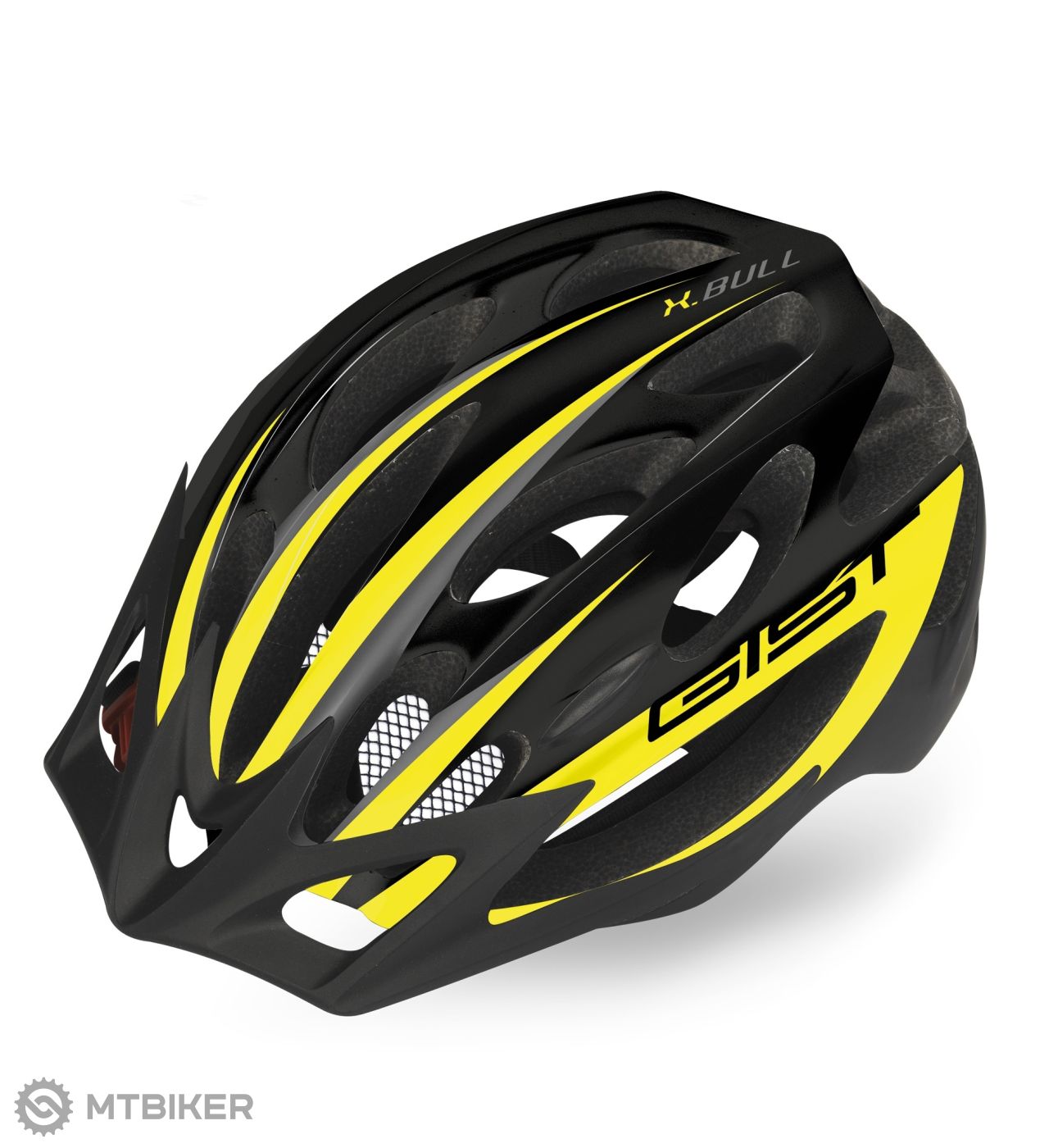 Gist X-Bull helmet, black/yellow - MTBIKER.shop