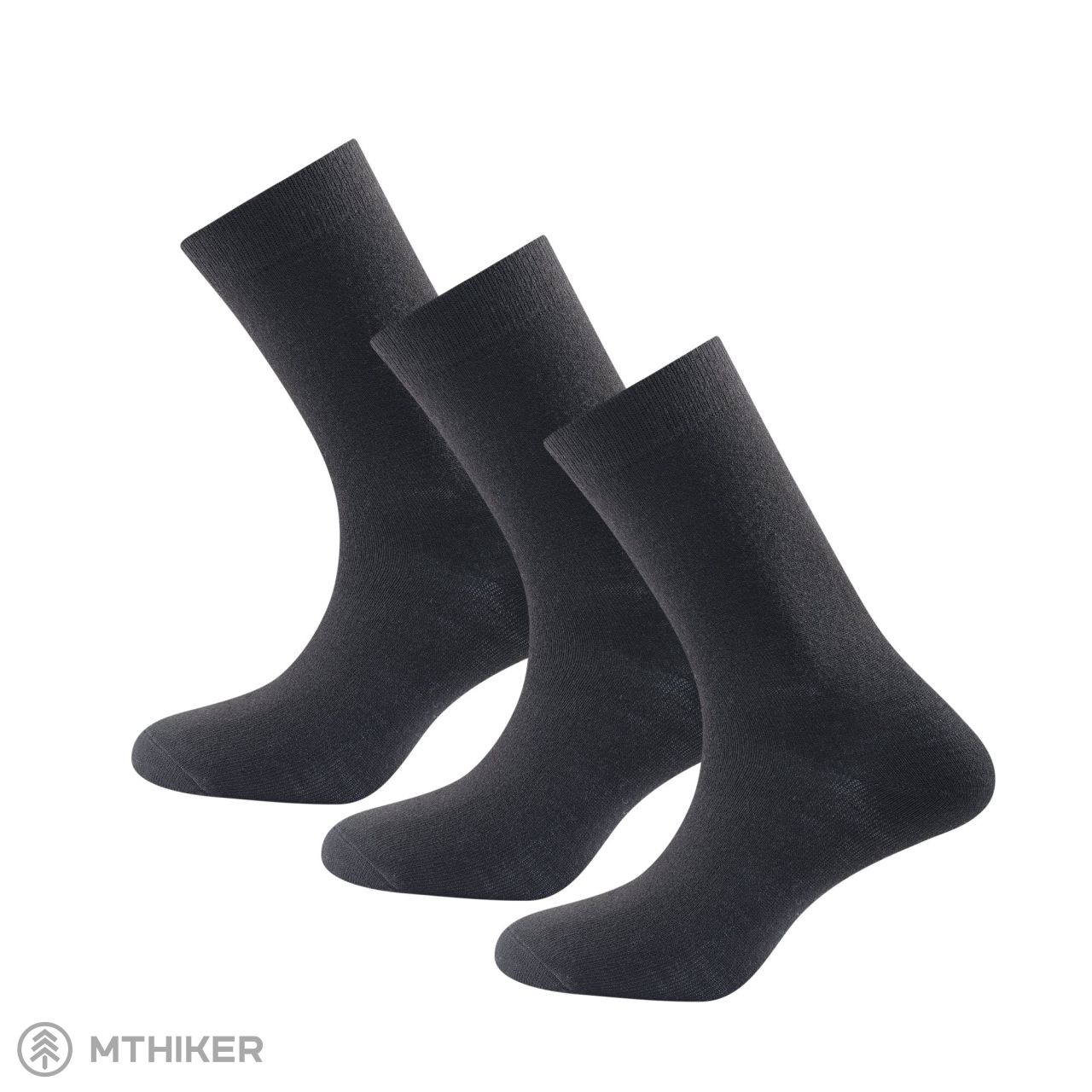 Devold DAILY MERINO MEDIUM ponožky, 3 pack, čierna
