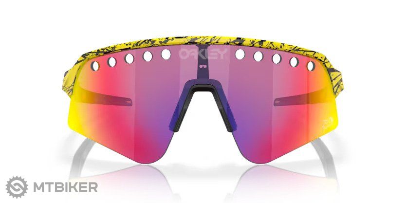 Oakley Sutro Lite Sweep glasses, TDF splatter/prism road