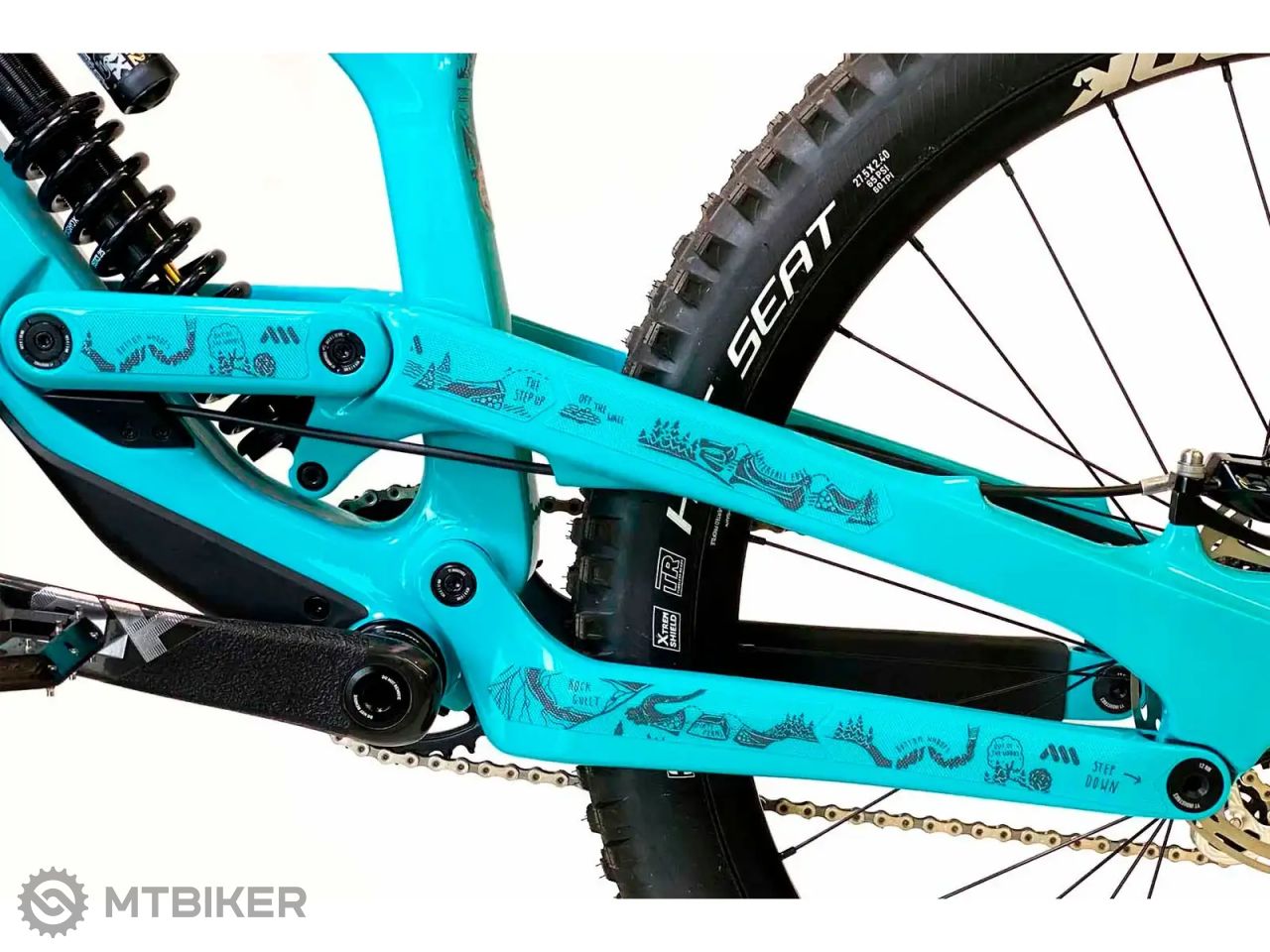 Bull Honeycomb adhesive frame protection for mtb in Extra size