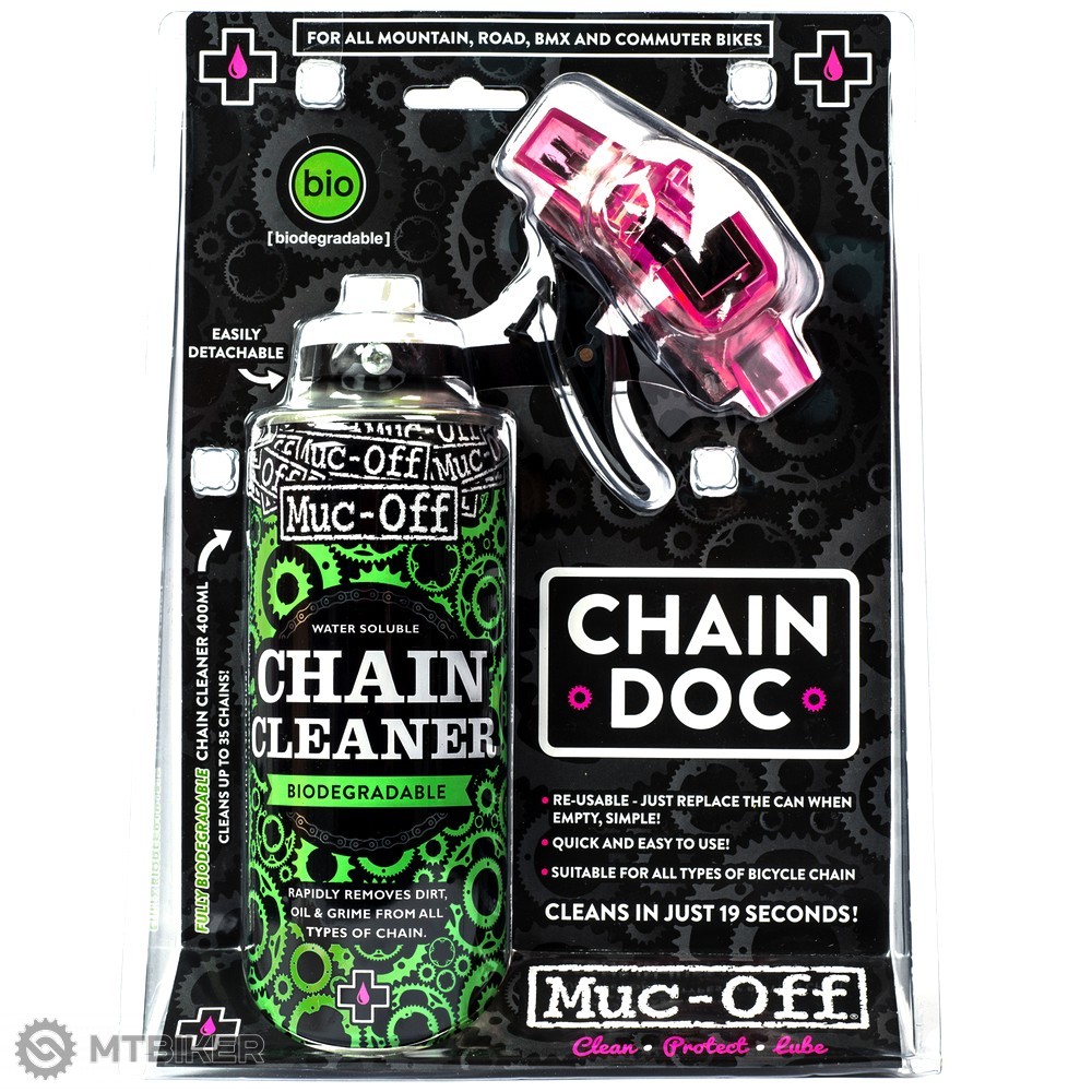 Muc-Off Chain Doc Kettenreinigungsgerät + Entfetter Bio Chain Cleaner