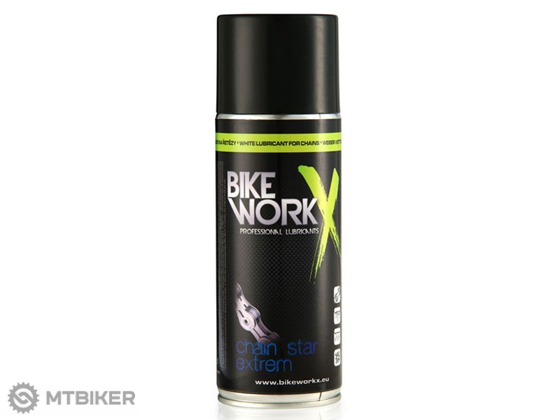 BikeWorkx Chain Star Extrem mazivo na řetěz, 400 ml, sprej
