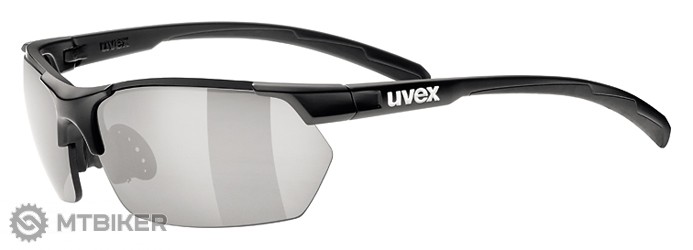uvex Sportstyle 114 okuliare, Black mat/litemirror silver