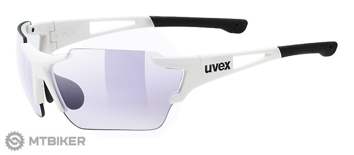 uvex Sportstyle 803 race V okuliare, white/litemirror blue