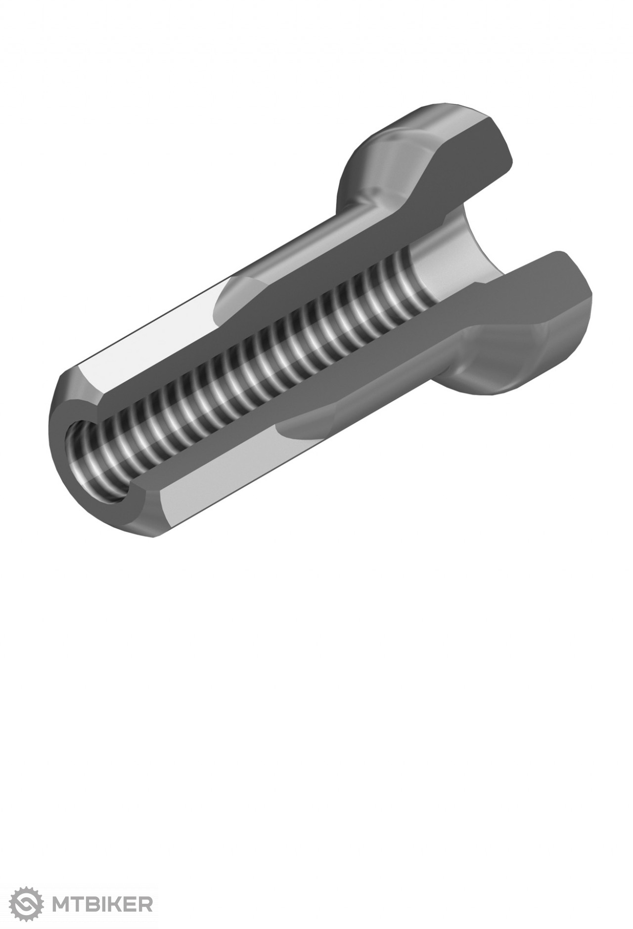 DT Swiss Hidden ALU Pro Lock nipl 2.0x12 mm strieborný