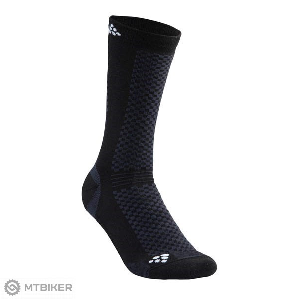 CRAFT Warm 2-pack ponožky, čierna