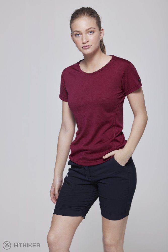 mundstykke fortov Sind Devold Breeze Merino 150 Women's T-shirt Red - MTBIKER.shop
