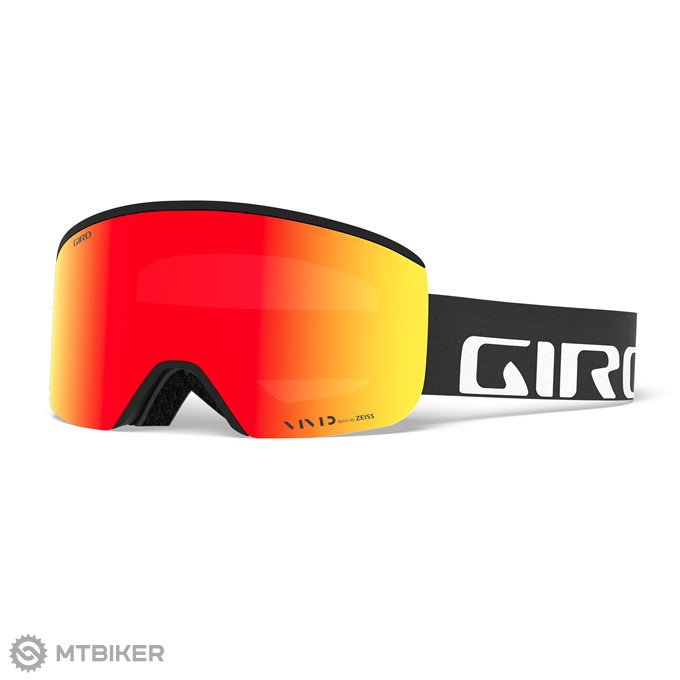 Giro Axis Black Wordmark Vivid Ember/Vivid Infrared (2 sklá) lyžiarske okuliare