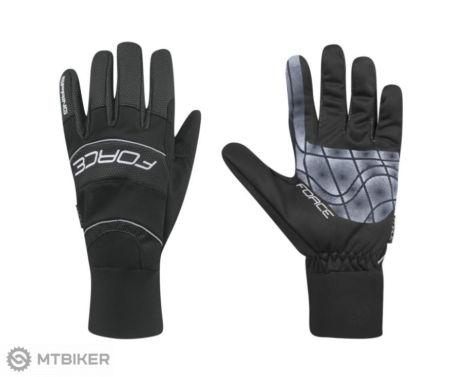 FORCE Windster Spring Handschuhe, schwarz