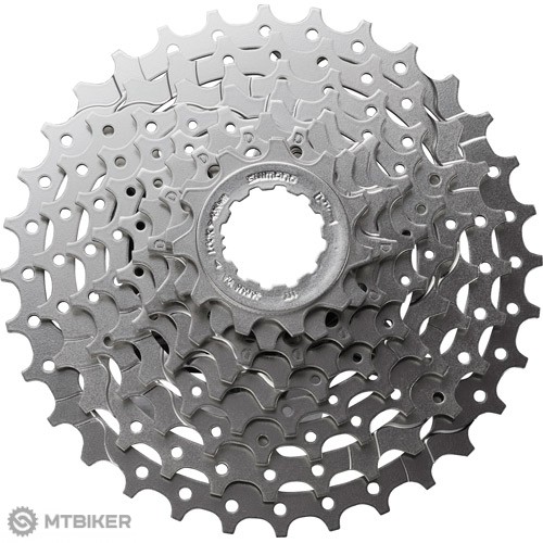 Shimano HG400 cassette, 9-speed, silver