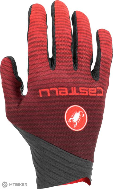 Castelli CW 6.1 CROSS rukavice, červená